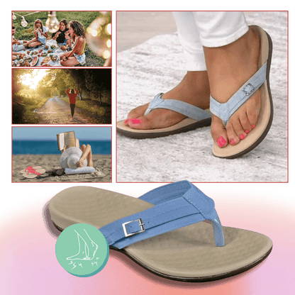 Orthopädische Sandalen mit verstellbaren Riemen für optimalen Komfort