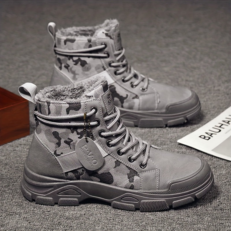 Orthopädische Herrenschuhe mit taktischen Tarnschnürsenkeln - Dexter -