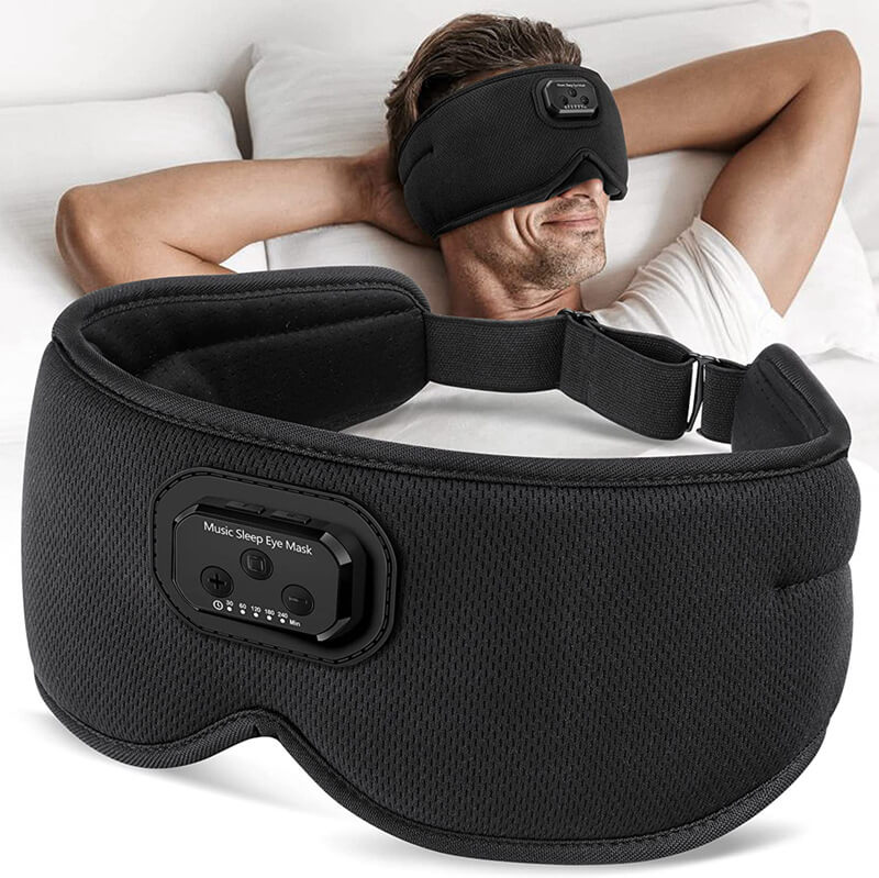 Luxurious Bluetooth Sleep Mask with Built-in Music Enjoyment - for Relaxed Sleep and Undisturbed Dreams!