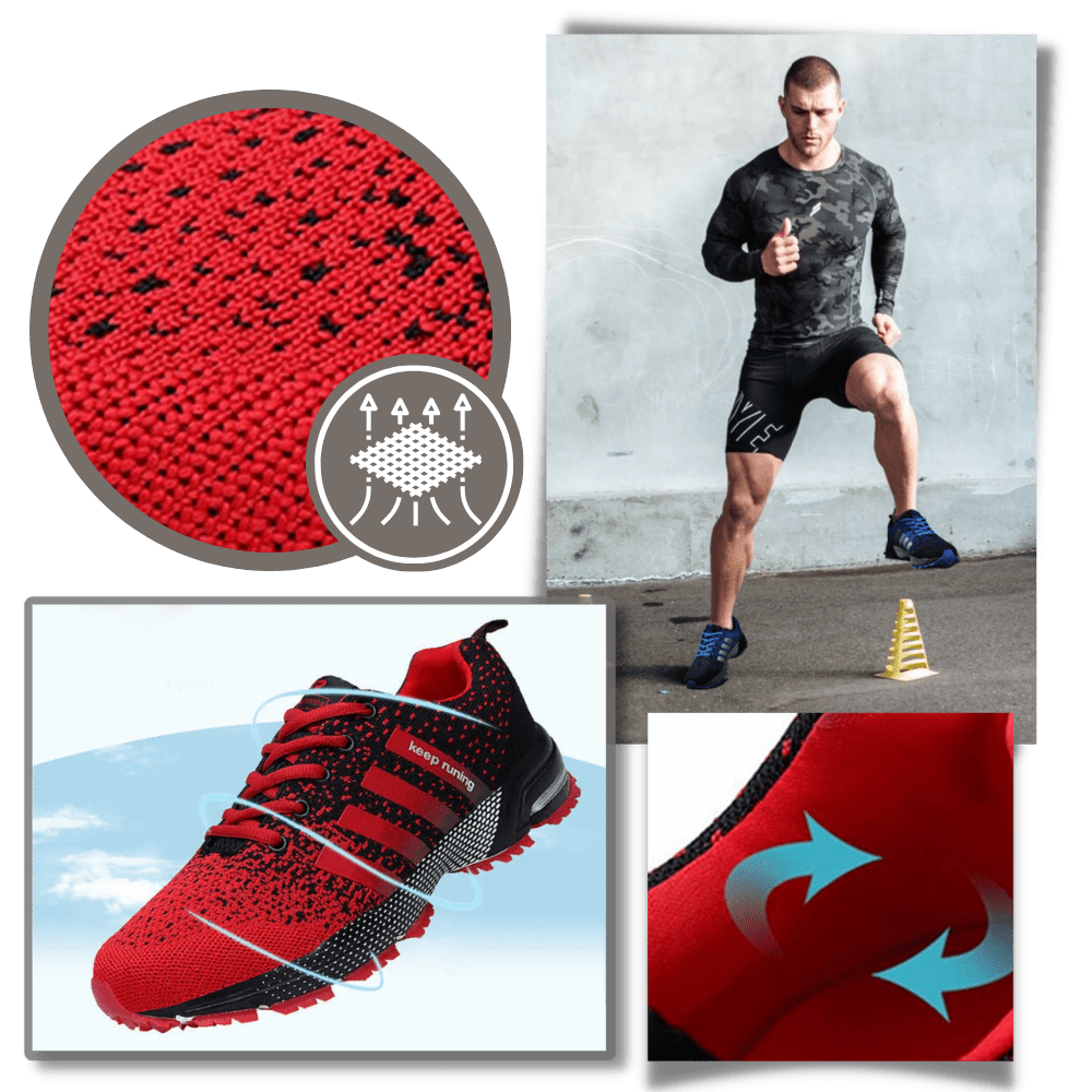 Atmungsaktive Sneakers für Herren - Komfort und Leistung garantiert!