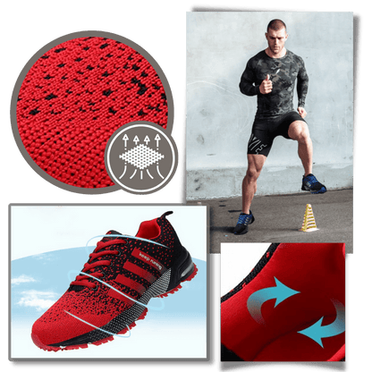 Atmungsaktive Sneakers für Herren - Komfort und Leistung garantiert!