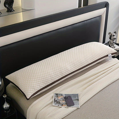 Erleben Sie unvergleichlichen Komfort mit dem BubbleBliss 3D Körperkissen aus luxuriösem Strickstoff!