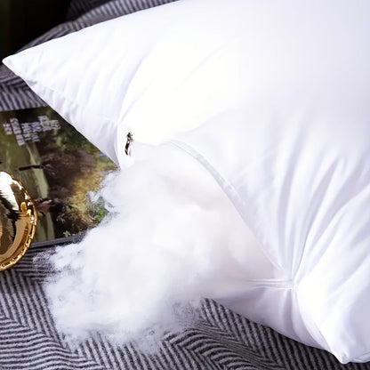 Luxuriöses weißes flauschiges Kissen-Innenleben