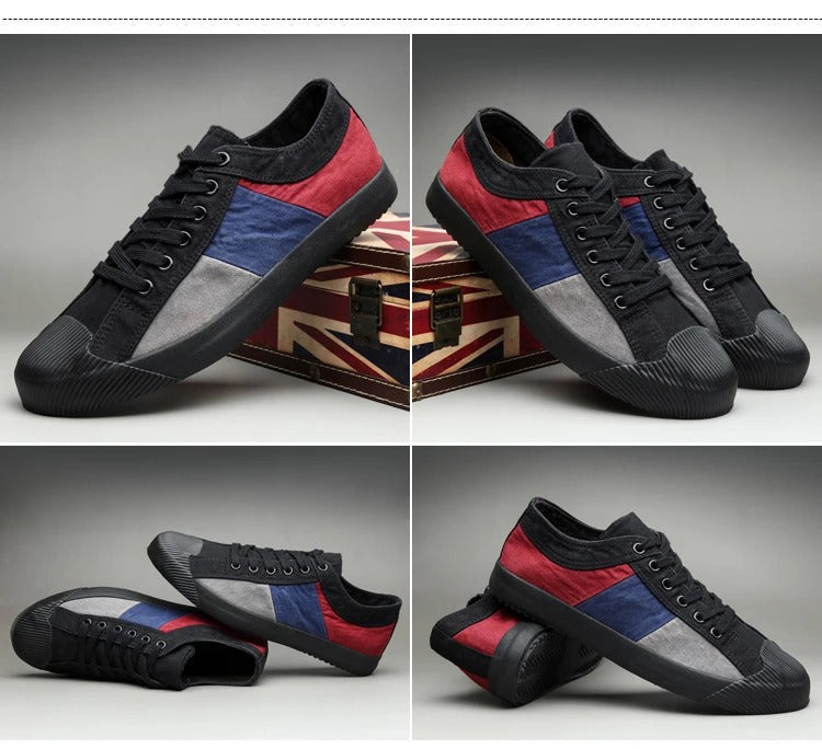 Herren-Leinenschuhe mit orthopädischem Komfort – Monet Kollektion