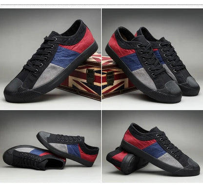 Herren-Leinenschuhe mit orthopädischem Komfort – Monet Kollektion