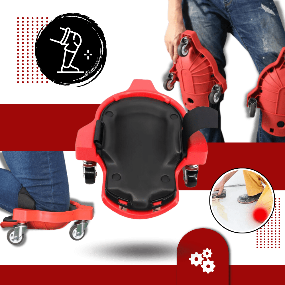 Knieschützer mit Rollen für erhöhten Komfort und Mobilität