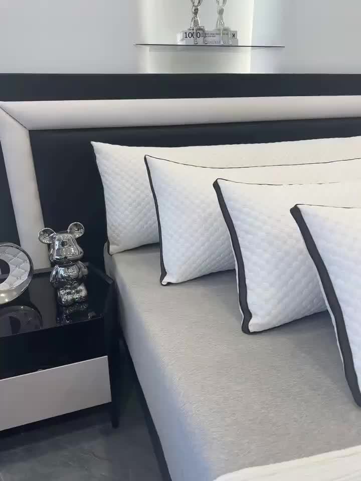 Erleben Sie unvergleichlichen Komfort mit dem BubbleBliss 3D Körperkissen aus luxuriösem Strickstoff!