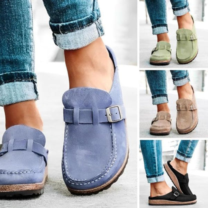 Moderne orthopädische Damensandalen mit rutschfester Sohle