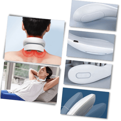 Massagegerät mit vier Köpfen für ultimative Erleichterung von Nacken und Schultern