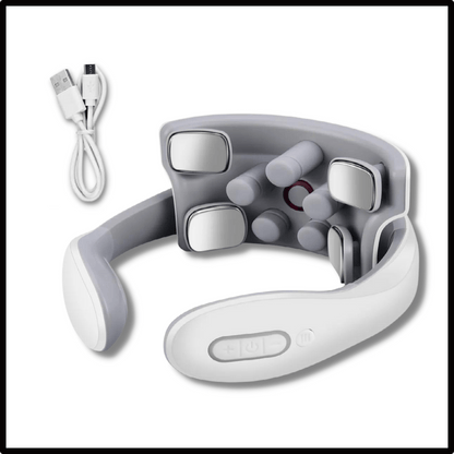 Massagegerät mit vier Köpfen für ultimative Erleichterung von Nacken und Schultern