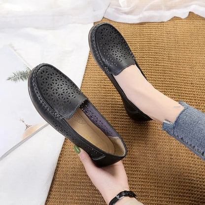 Exklusive Damenmokassins mit ergonomischer, weicher Sohle für höchsten Komfort