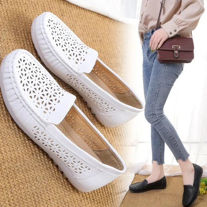 Exklusive Damenmokassins mit ergonomischer, weicher Sohle für höchsten Komfort