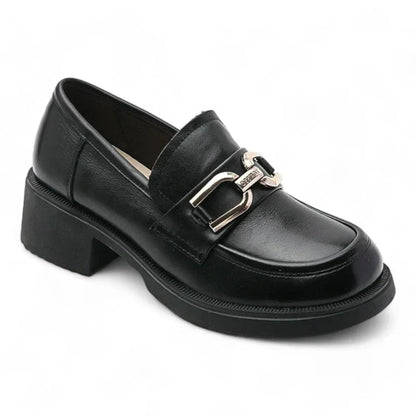 Elegante Damen-Mokassins aus hochwertigem Spaltleder für optimalen Komfort