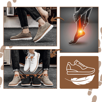 Bequeme und Atmungsaktive Orthopädische Schuhe mit Optimaler Fußgewölbeunterstützung