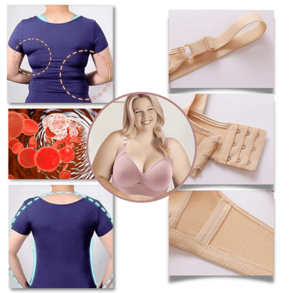 Eleganter kabelloser Push-up-BH für große Größen