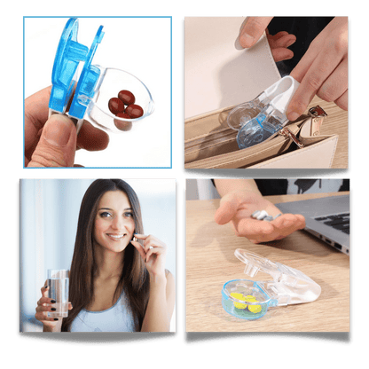 Praktischer Reise-Medikamentenbehälter Gesundheitsbegleiter