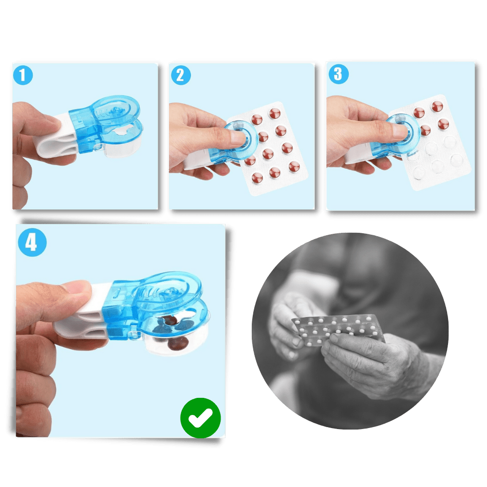 Praktischer Reise-Medikamentenbehälter Gesundheitsbegleiter