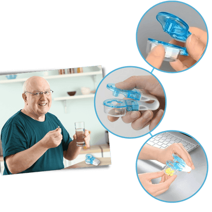 Praktischer Reise-Medikamentenbehälter Gesundheitsbegleiter