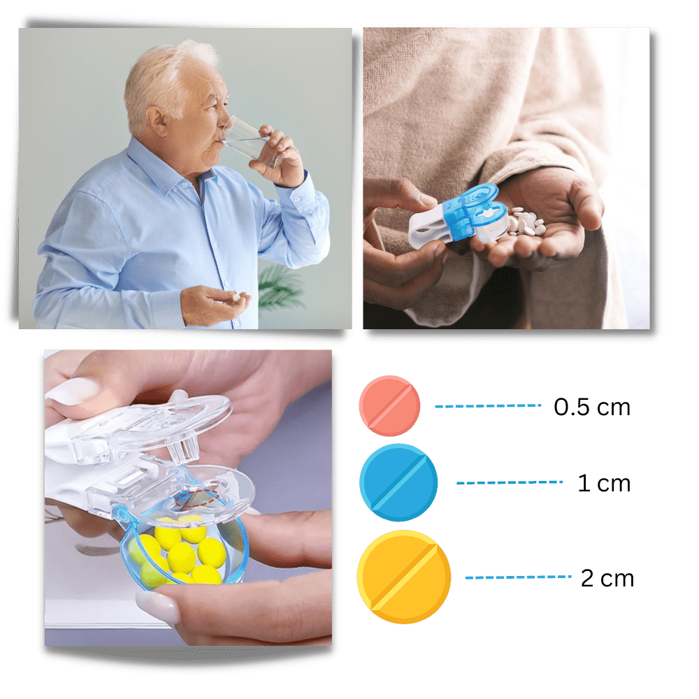 Praktischer Reise-Medikamentenbehälter Gesundheitsbegleiter