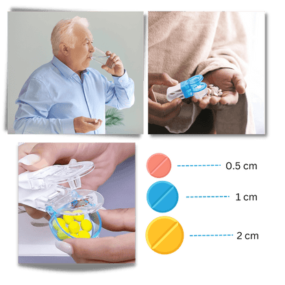 Praktischer Reise-Medikamentenbehälter Gesundheitsbegleiter