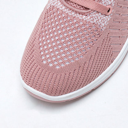 Elegante orthopädische Damenschuhe mit bequemen Netzkeilen