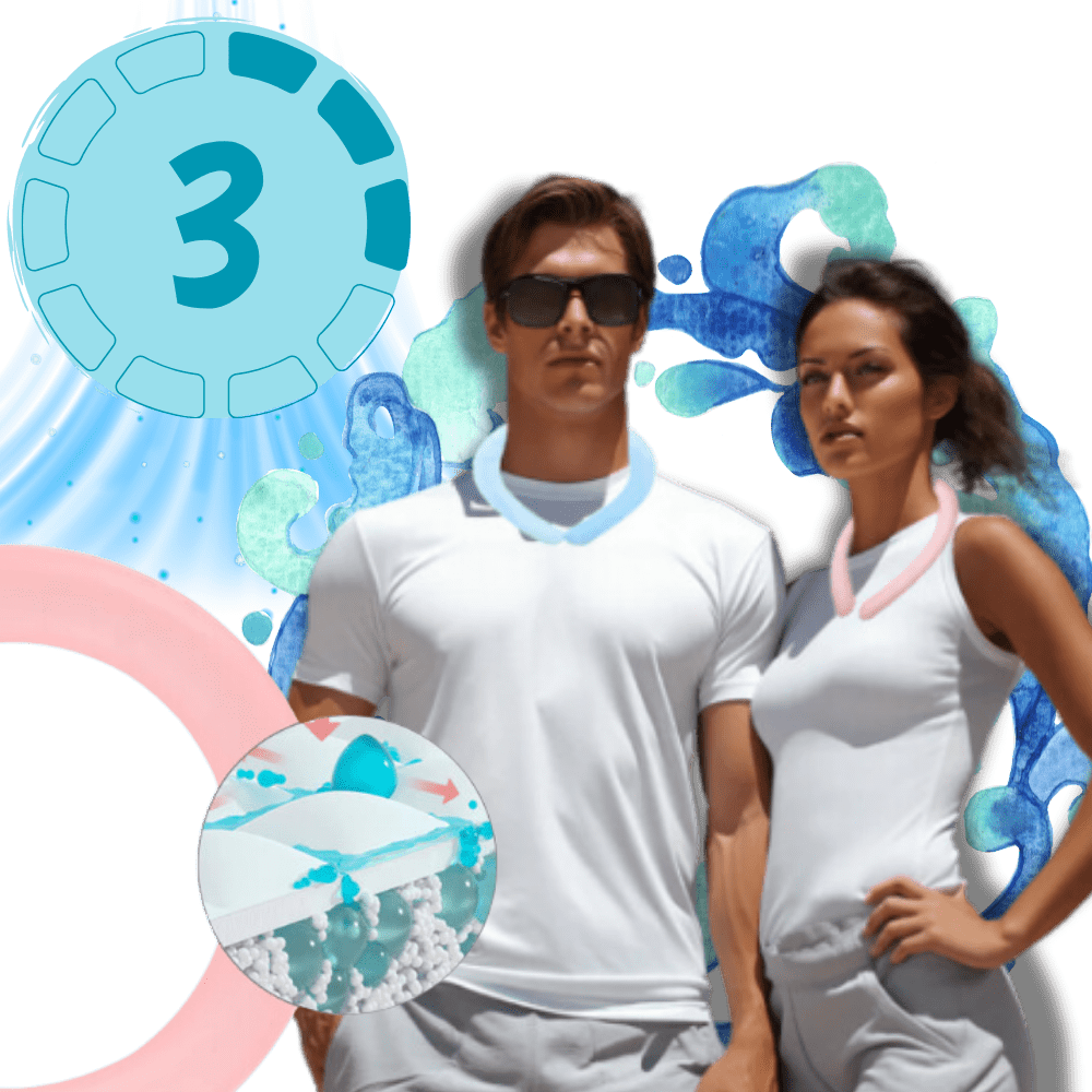 Erfrischendes Halsband für sommerlichen Komfort