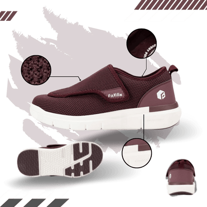Bequeme Schuhe für Diabetiker mit optimaler Fers Unterstützung
