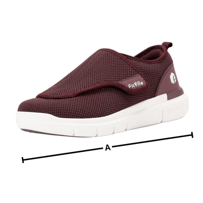 Bequeme Schuhe für Diabetiker mit optimaler Fers Unterstützung