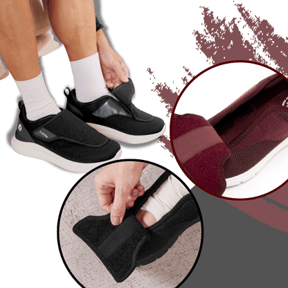 Bequeme Schuhe für Diabetiker mit optimaler Fers Unterstützung