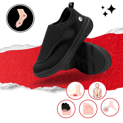 Bequeme Schuhe für Diabetiker mit optimaler Fers Unterstützung