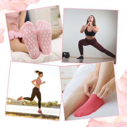 Revitalisierende Socken mit Lotion für weiche und hydratisierte Füße