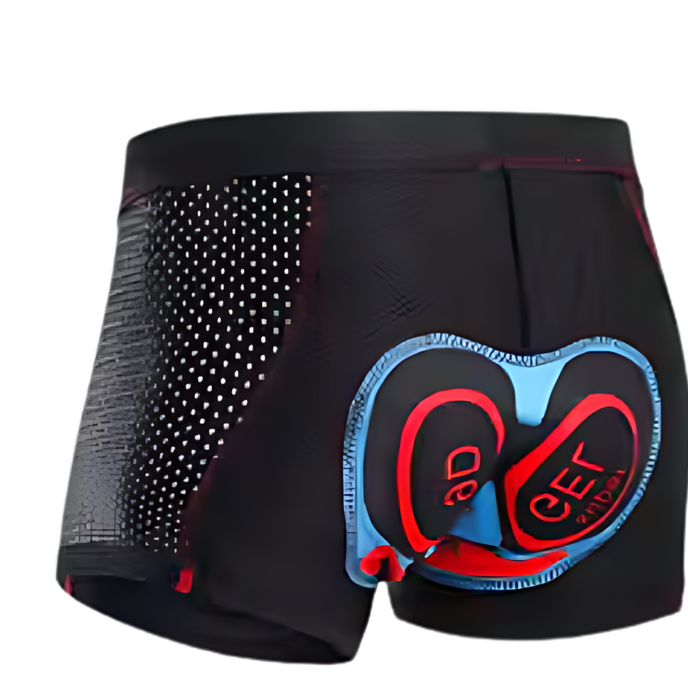 Kurze Radlerhose mit integriertem Polster, ultra bequem und nahtlos!