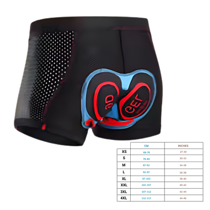 Kurze Radlerhose mit integriertem Polster, ultra bequem und nahtlos!