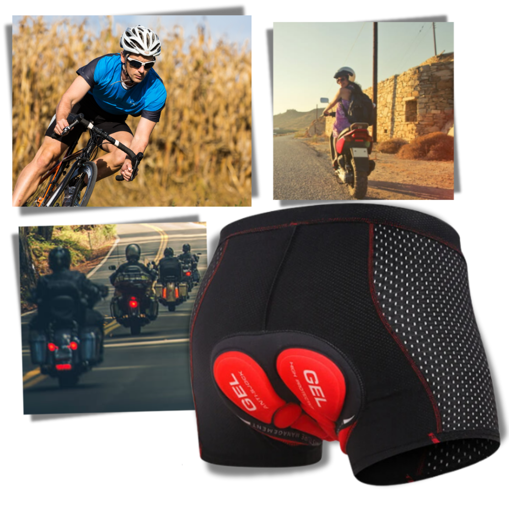 Kurze Radlerhose mit integriertem Polster, ultra bequem und nahtlos!