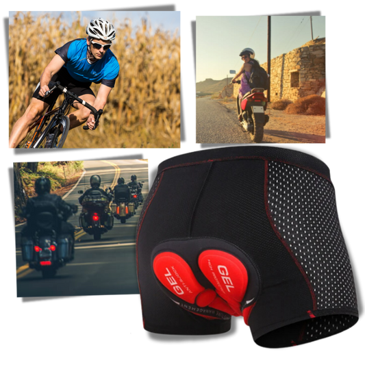 Kurze Radlerhose mit integriertem Polster, ultra bequem und nahtlos!