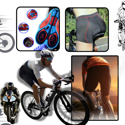 Kurze Radlerhose mit integriertem Polster, ultra bequem und nahtlos!