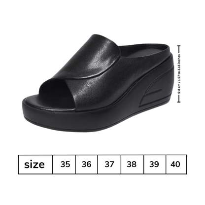 Bequeme Absatzsandalen mit Stoßdämpfungstechnologie
