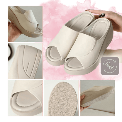 Bequeme Absatzsandalen mit Stoßdämpfungstechnologie