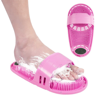 Innovative Silikon-Fußbürsten-Slipper – Peeling, Massage und Reinigung für ein erfrischendes Badeerlebnis